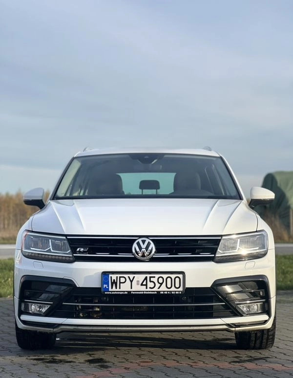 Volkswagen Tiguan cena 95600 przebieg: 190000, rok produkcji 2016 z Jedwabne małe 277